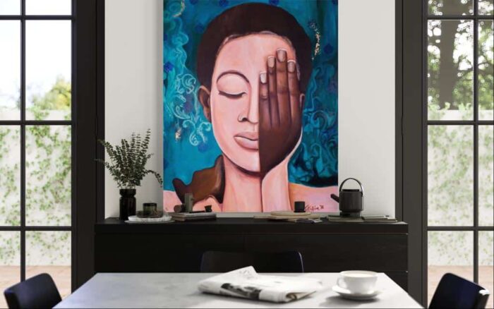 Original Oil Painting Colour-Blind