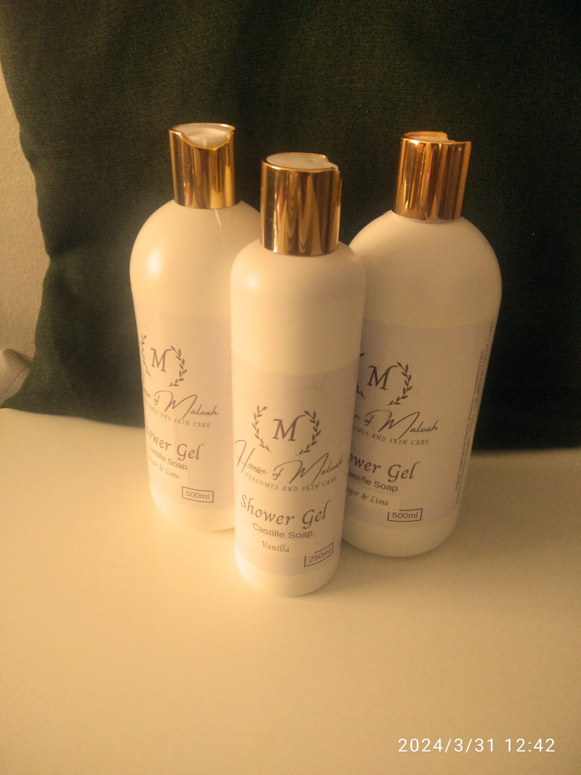 Castille Soap Shower Gel Moksi