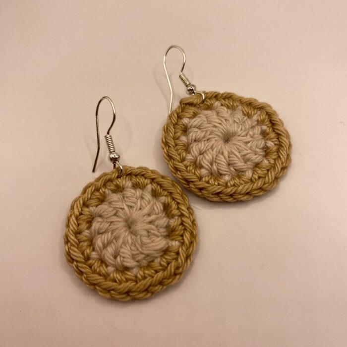Button Crochet Earrings - Image 9