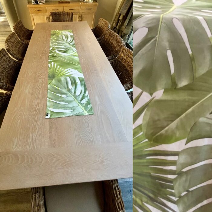 Table Runner Delicious Monster Pale Green