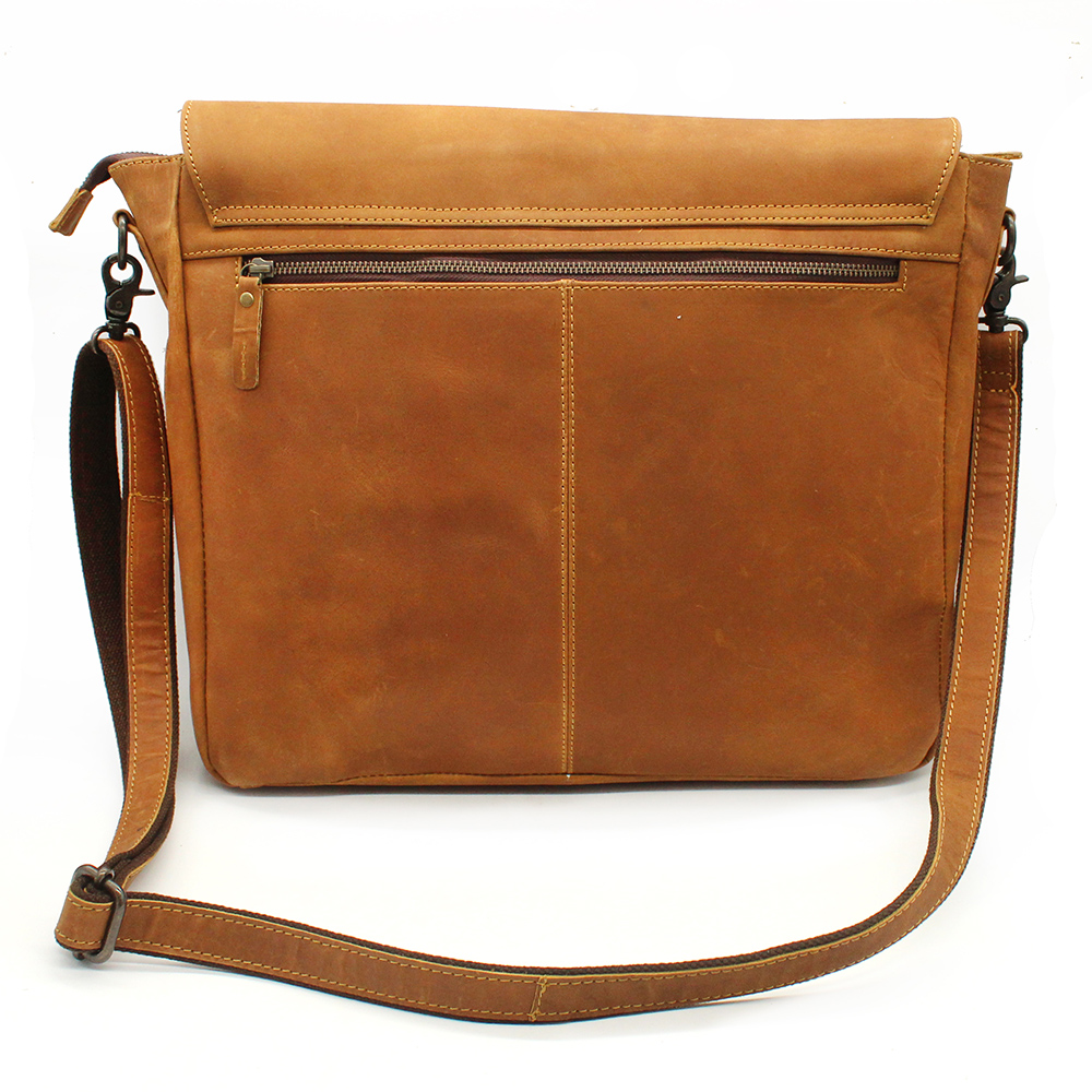 Tahiti Leather Laptop Bag - Image 10