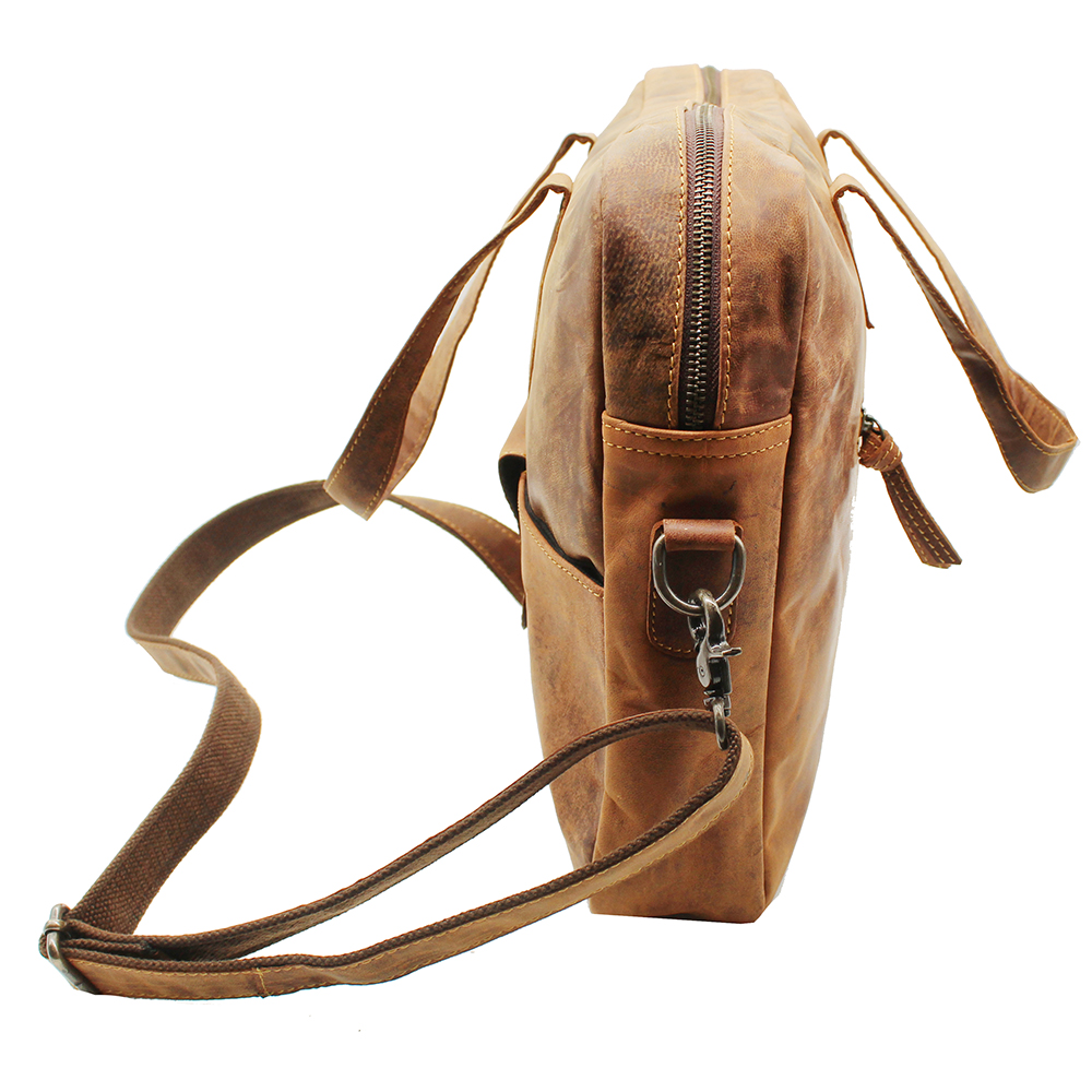 Phi Phi Leather Laptop Bag - Image 5