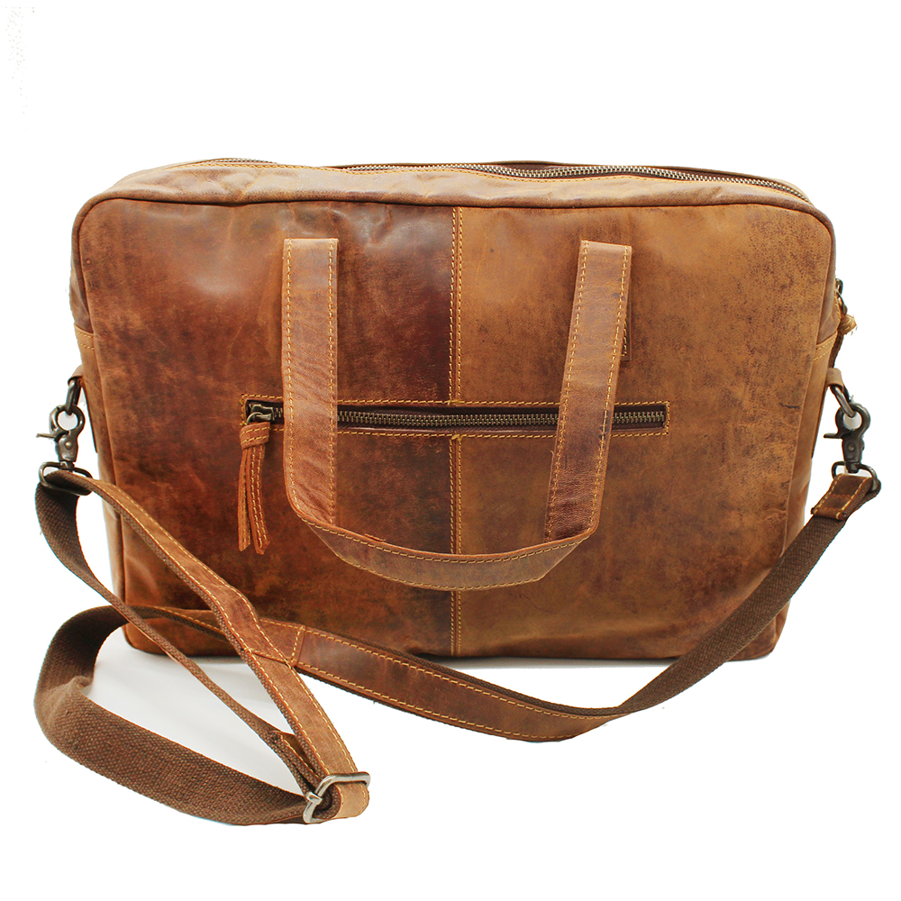 Phi Phi Leather Laptop Bag - Image 6