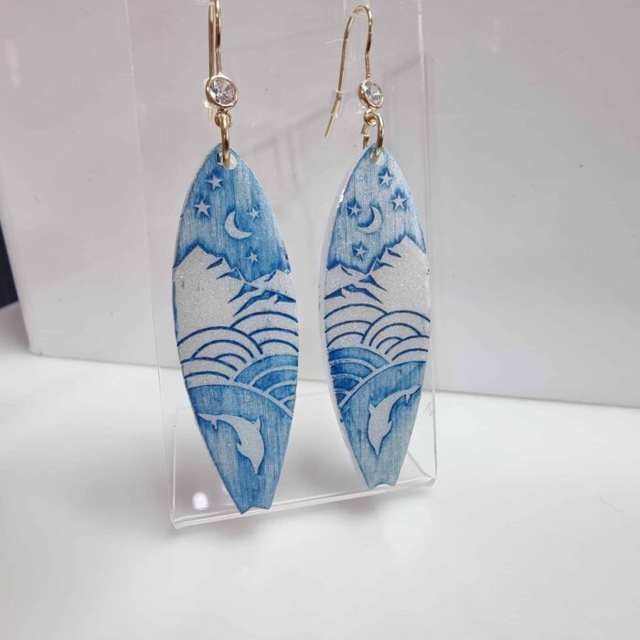 Surfboard Earrings
