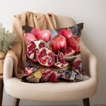 Pomegranate Printed Scatter Cushion - Various Sizes