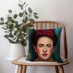 Large Frida Kahlo Printed Scatter Cushion 60x60