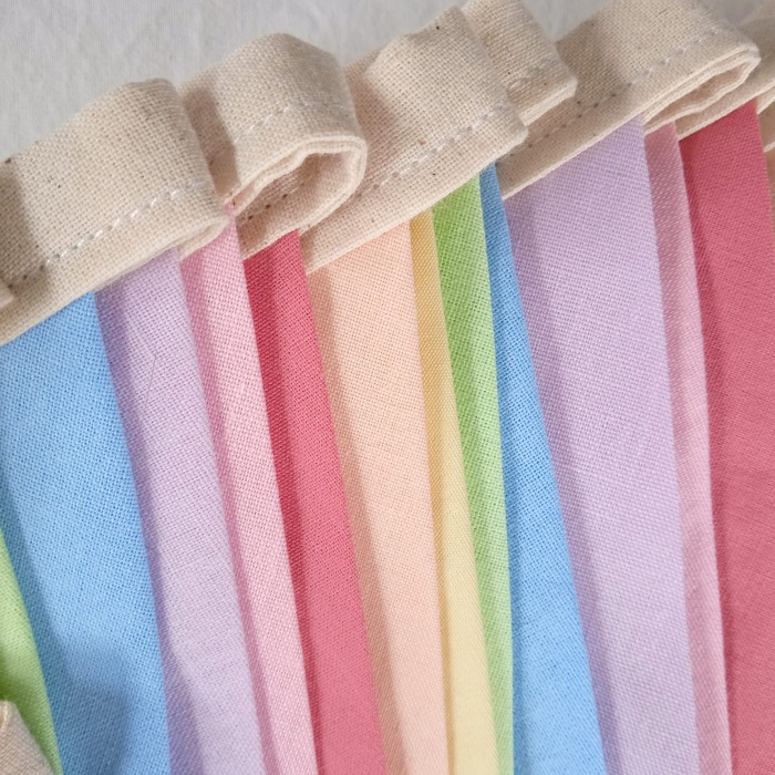 Pastel Rainbow Bunting Banner Small Flags - Image 2