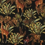 Table Runner Animal Print On Black