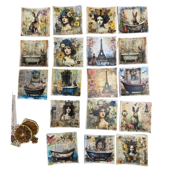 Vintage Paper Craft Box  - Image 3