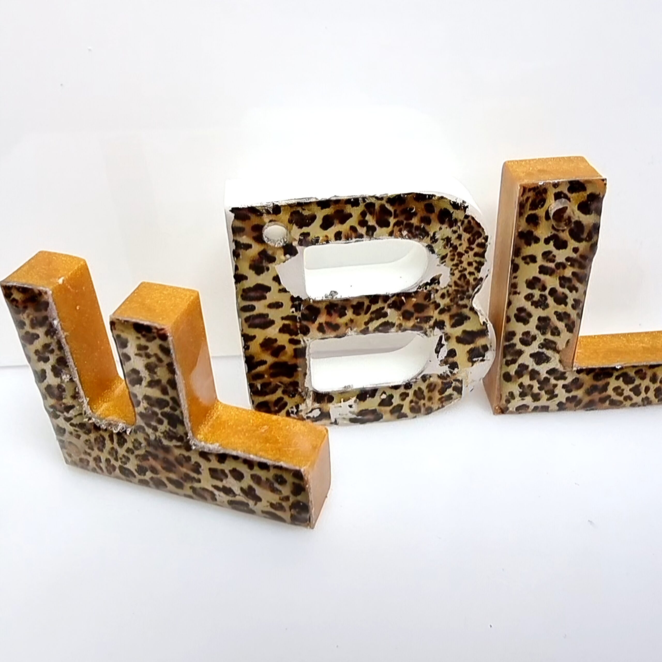 Custom Resin Letter Key Chain - Image 7
