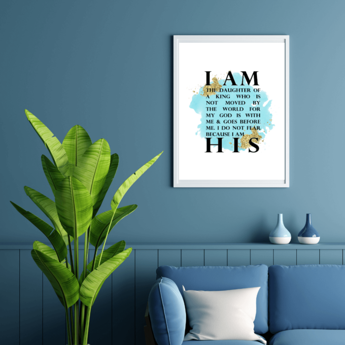 I Am His Wall Art Print - Digital - Image 10