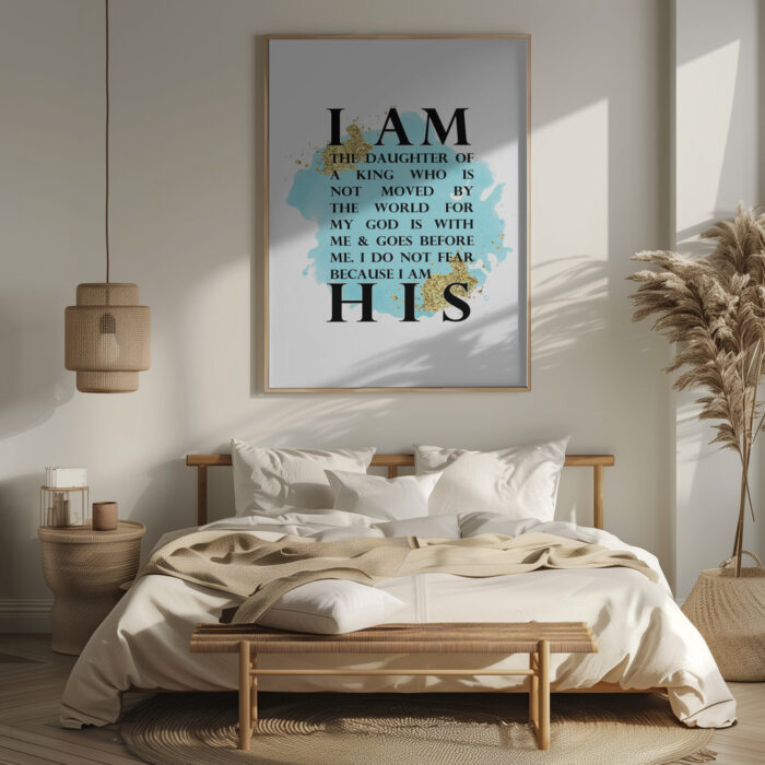 I Am His Wall Art Print - Digital