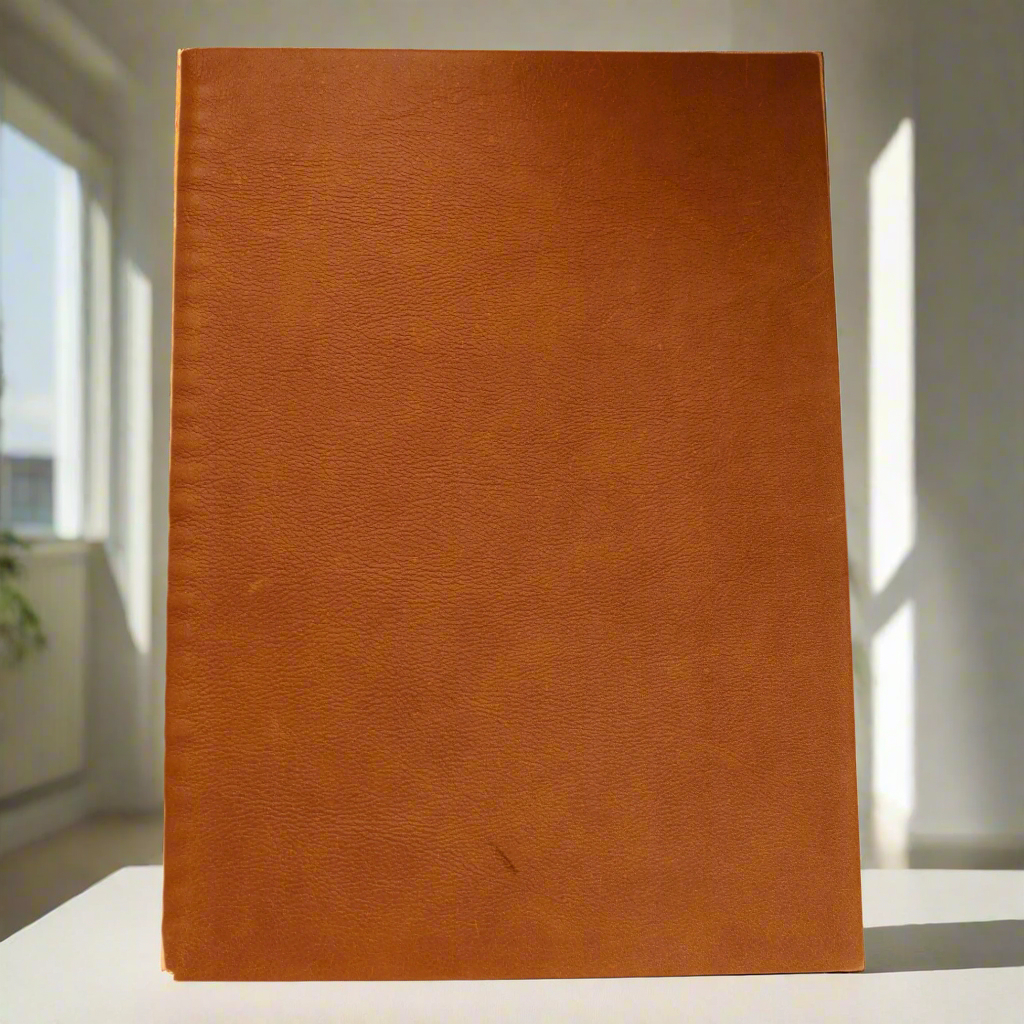 A3 Leather Guest or Artist Book - Moksi