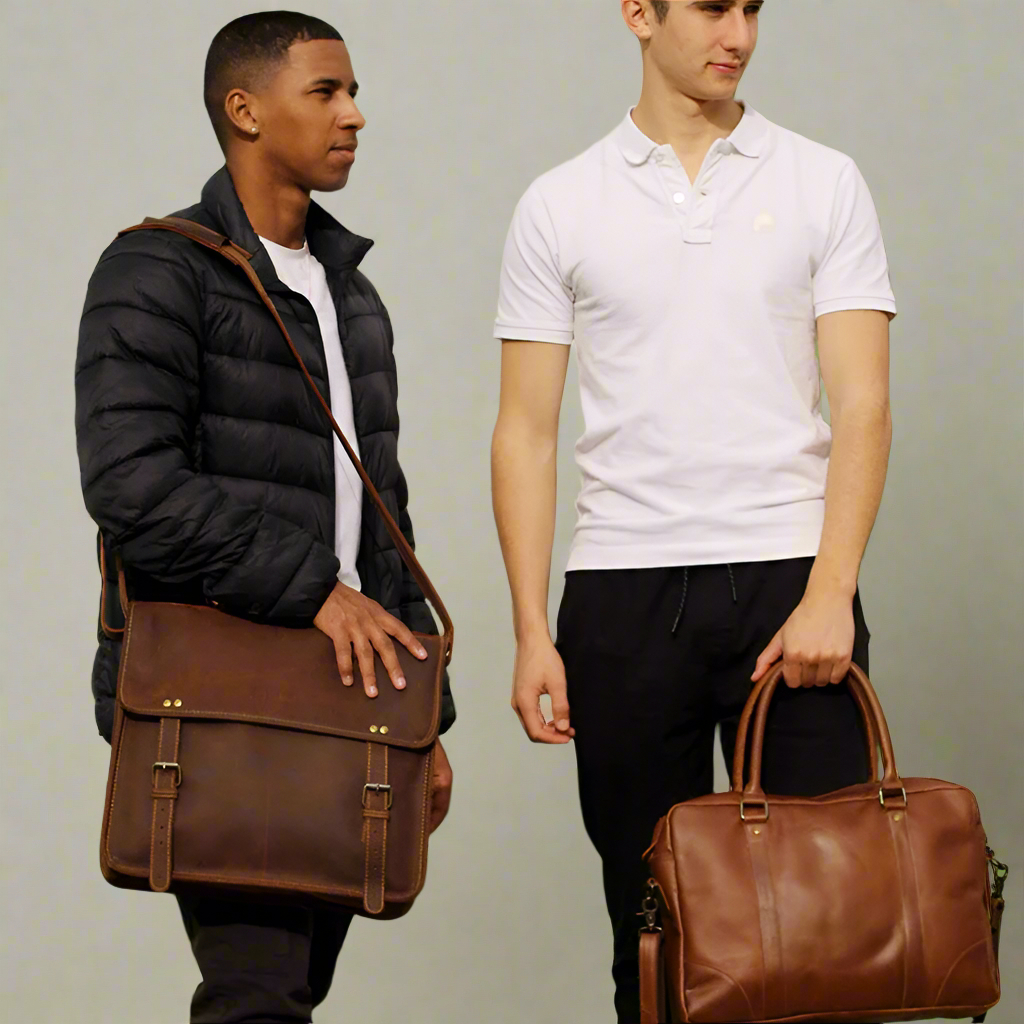 Bahama Leather Laptop Bag - Image 8