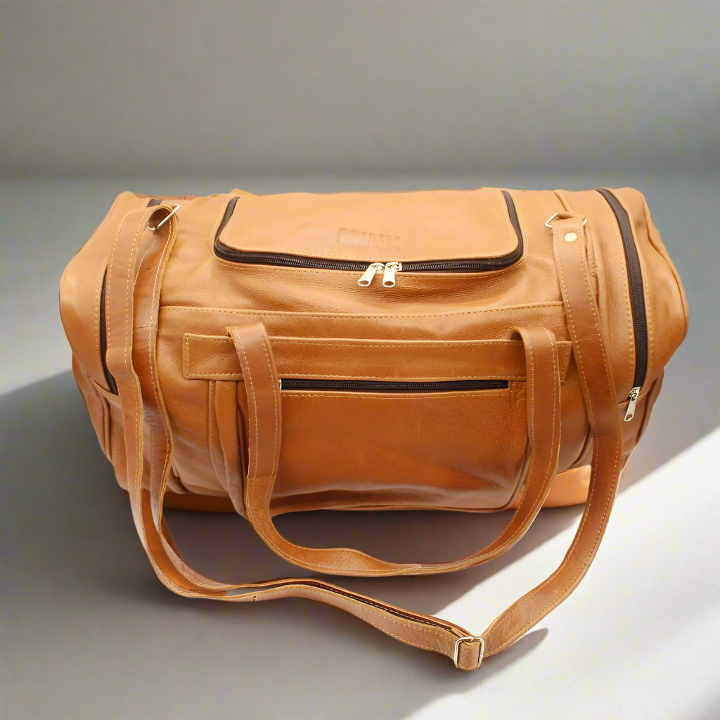 Leather Bobby Square Duffle Bag - Image 13