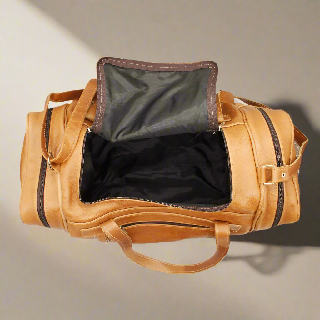 Leather Bobby Square Duffle Bag - Image 16