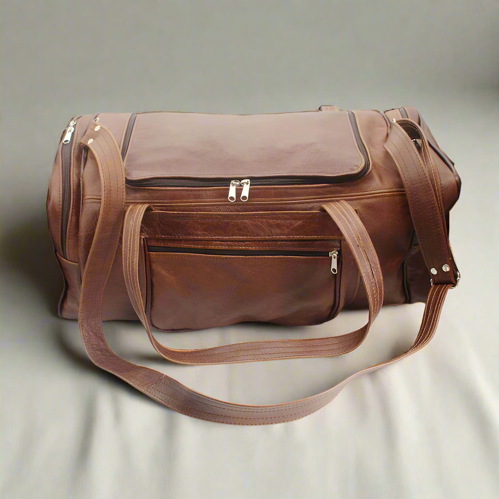 Leather Bobby Square Duffle Bag - Image 17