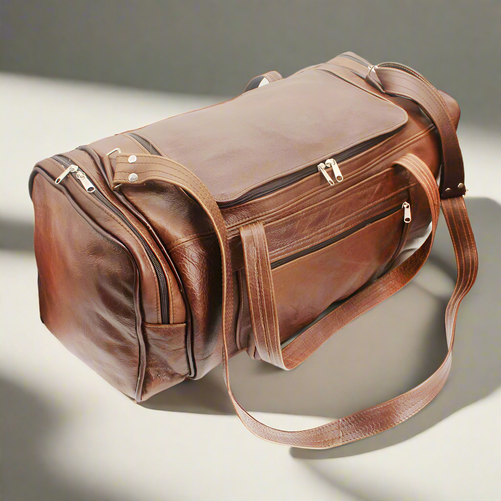 Leather Bobby Square Duffle Bag - Image 18