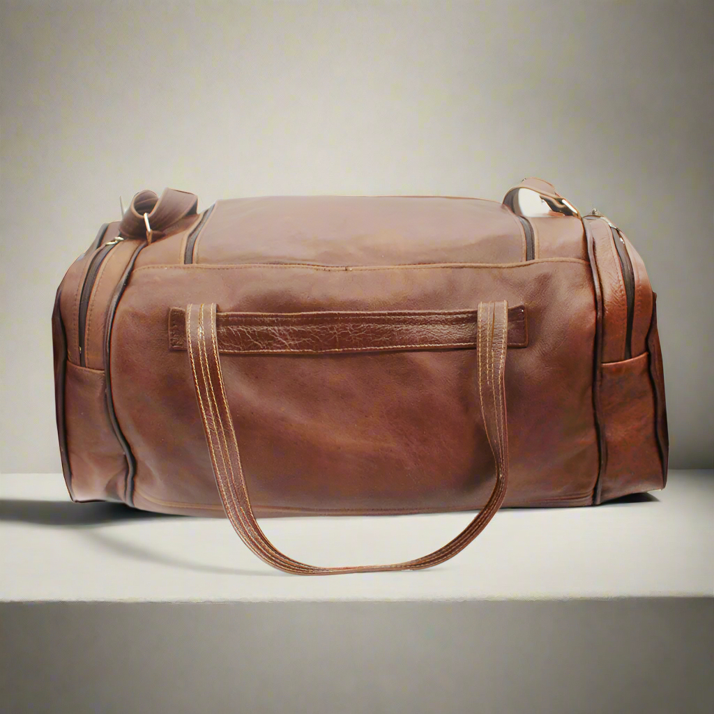 Leather Bobby Square Duffle Bag - Image 19