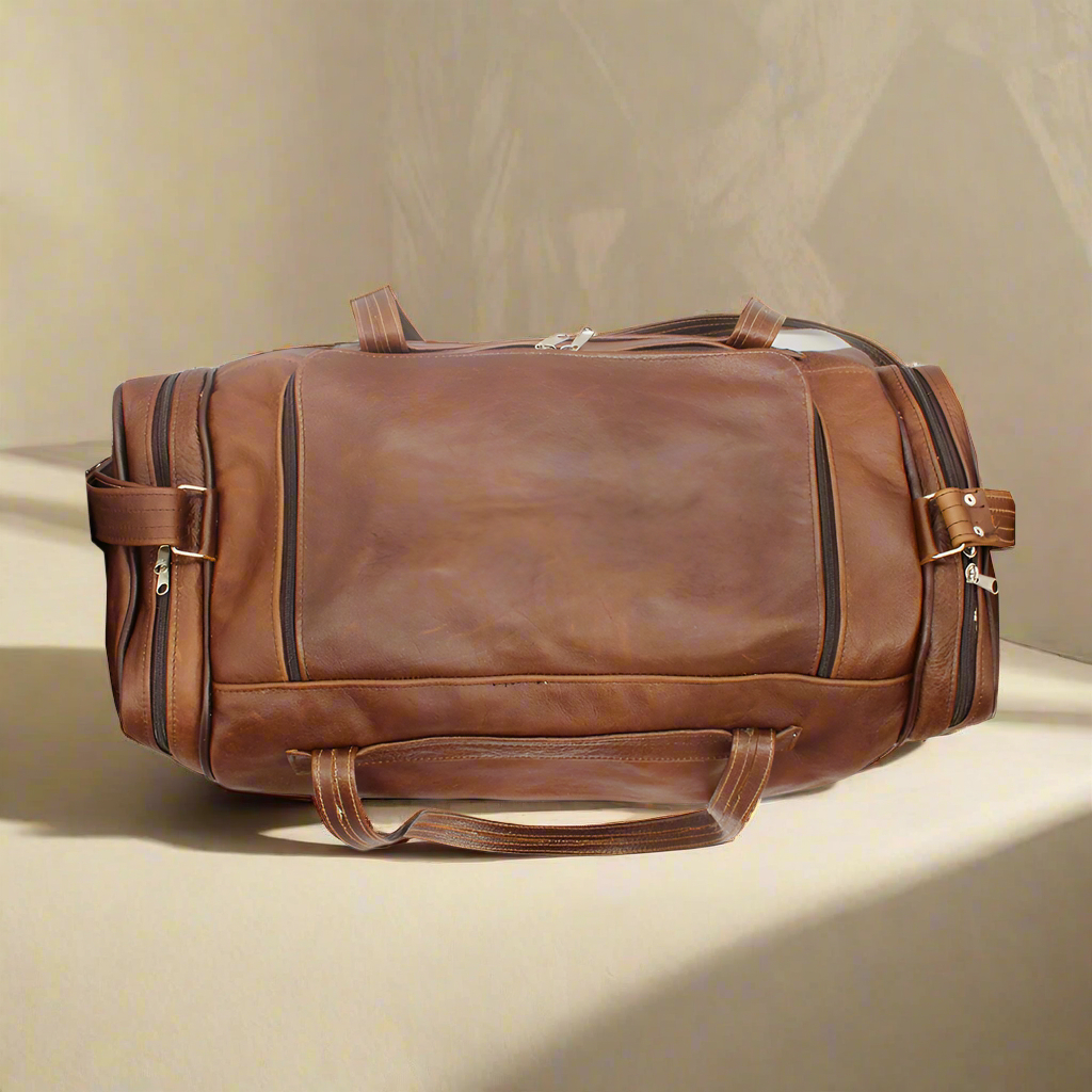 Leather Bobby Square Duffle Bag - Image 20