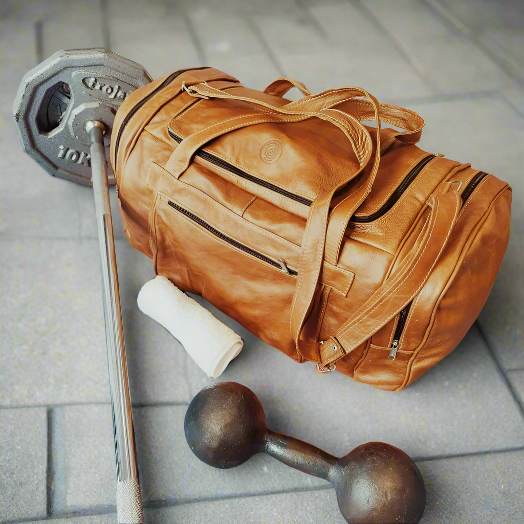 Leather Bobby Square Duffle Bag - Image 26