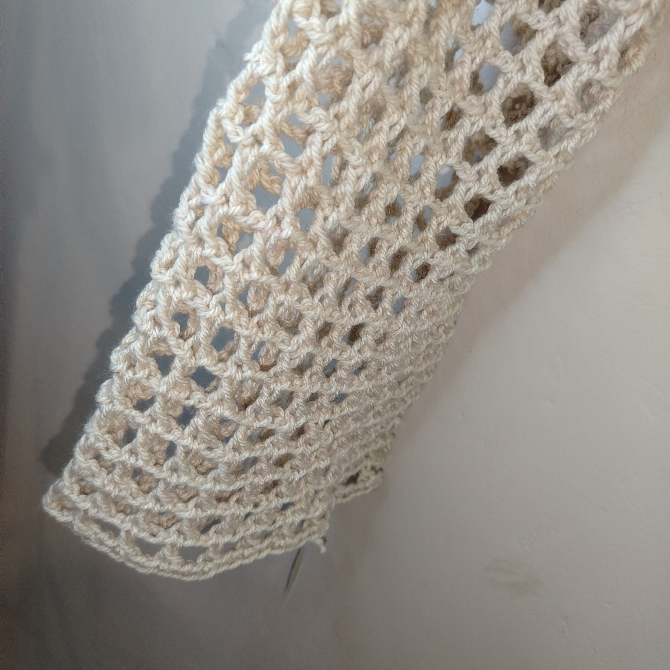 Breeze Mesh Crochet Crop Top - Image 2