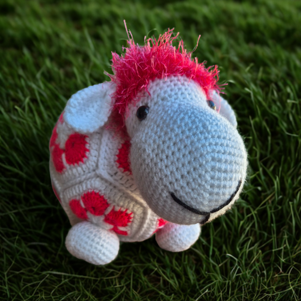African Flower Lamb in Pink