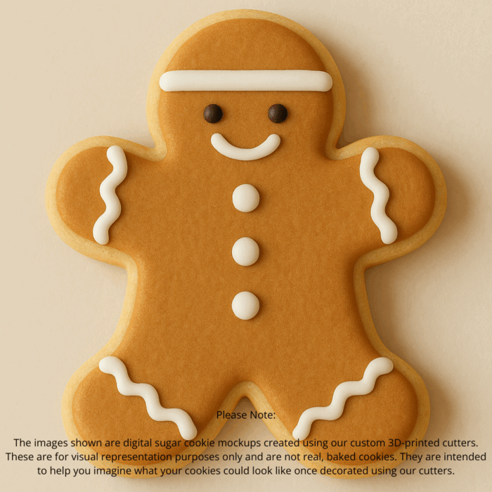 Gingerbread Man Cookie Cutter 1 - Image 2