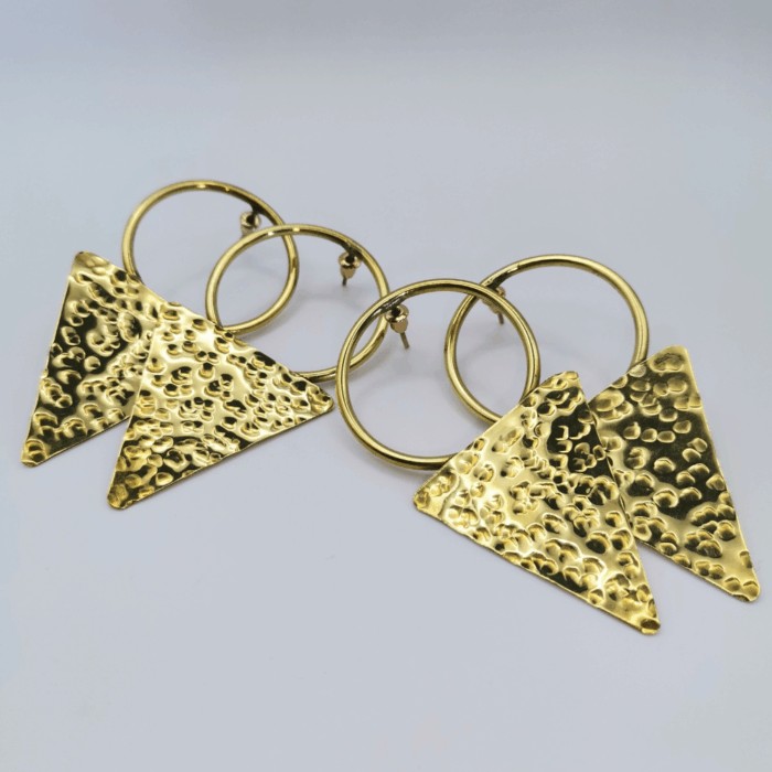 Triangle Drop Earrings