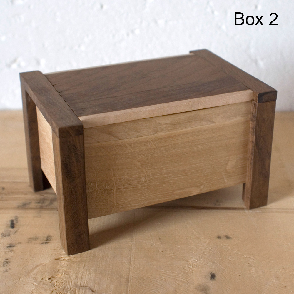 Teak and Imbuia Hardwood Boxes - Moksi