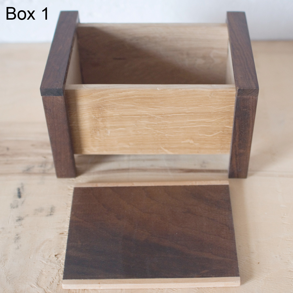 Teak and Imbuia Hardwood Boxes - Moksi