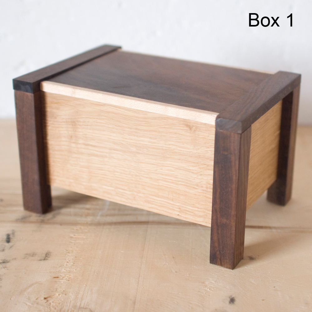 Teak and Imbuia Hardwood Boxes - Image 5
