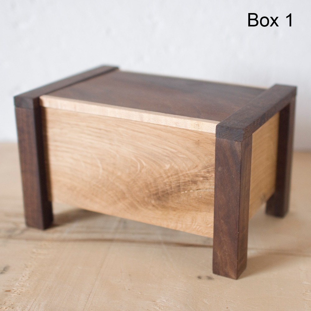Teak and Imbuia Hardwood Boxes - Image 4