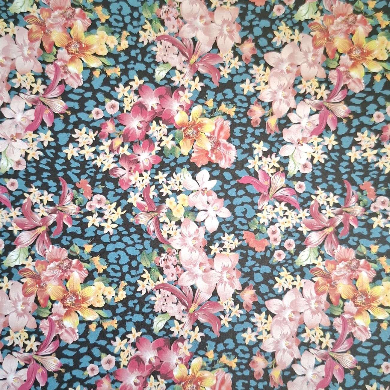 Origami Crane Mobile - Navy Floral - Image 6