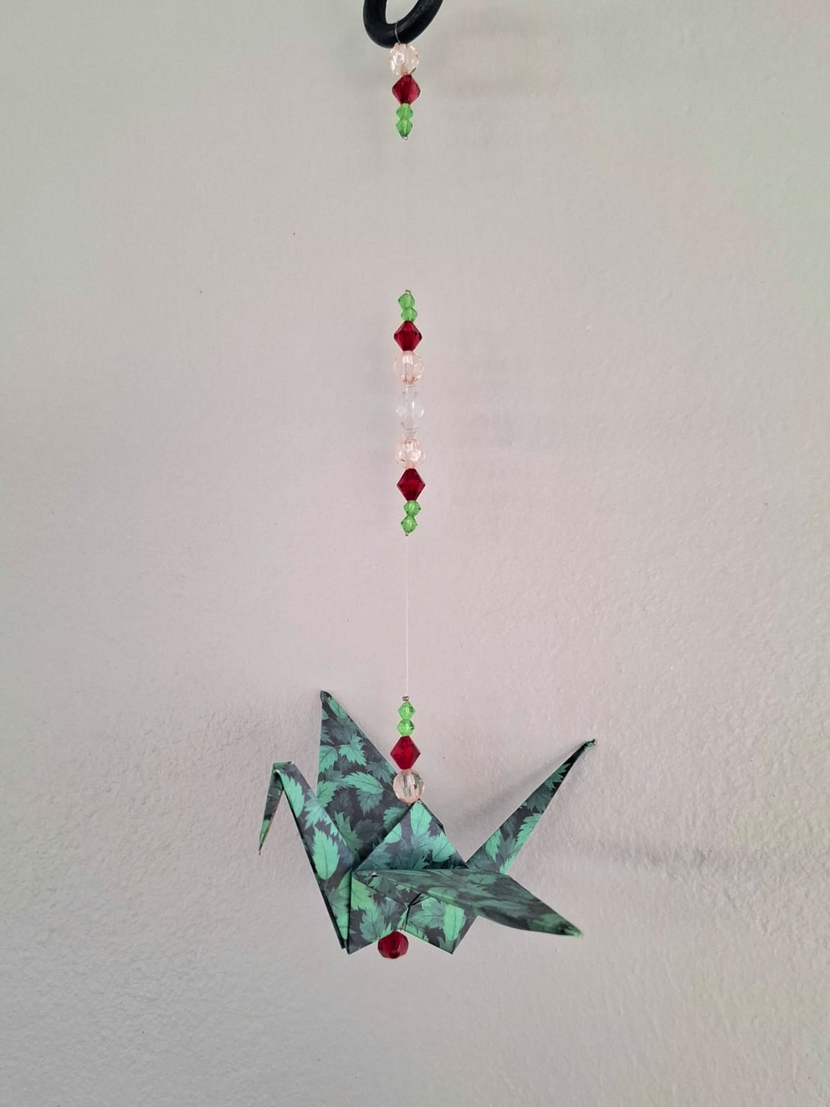 Origami Crane Mobile - Green Leaf - Image 2
