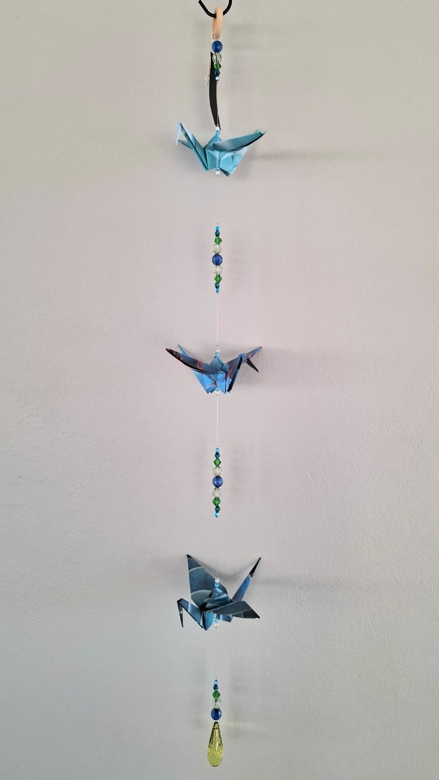 Origami Crane Mobile - Blue Nature - Image 2