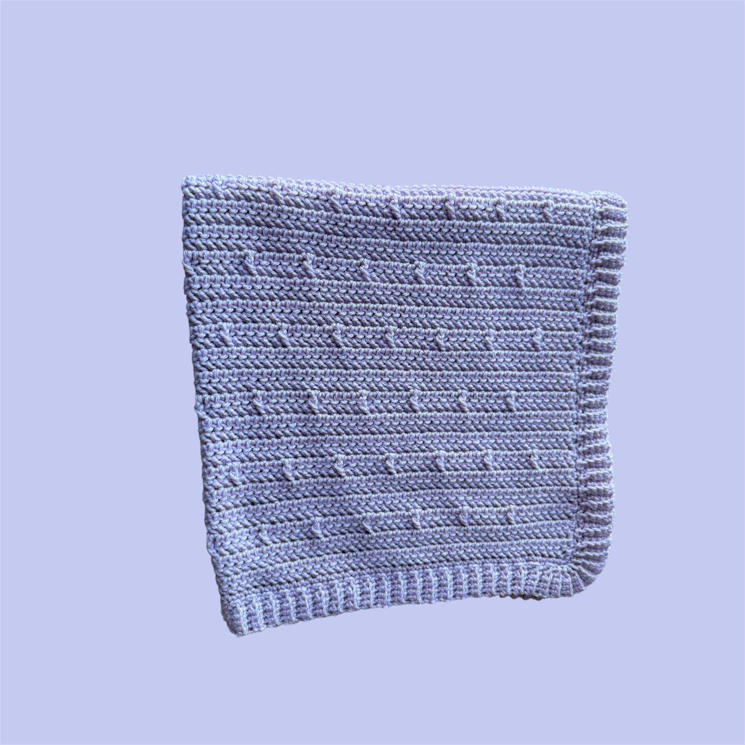 Lilac Raindrops Blanket - Image 2