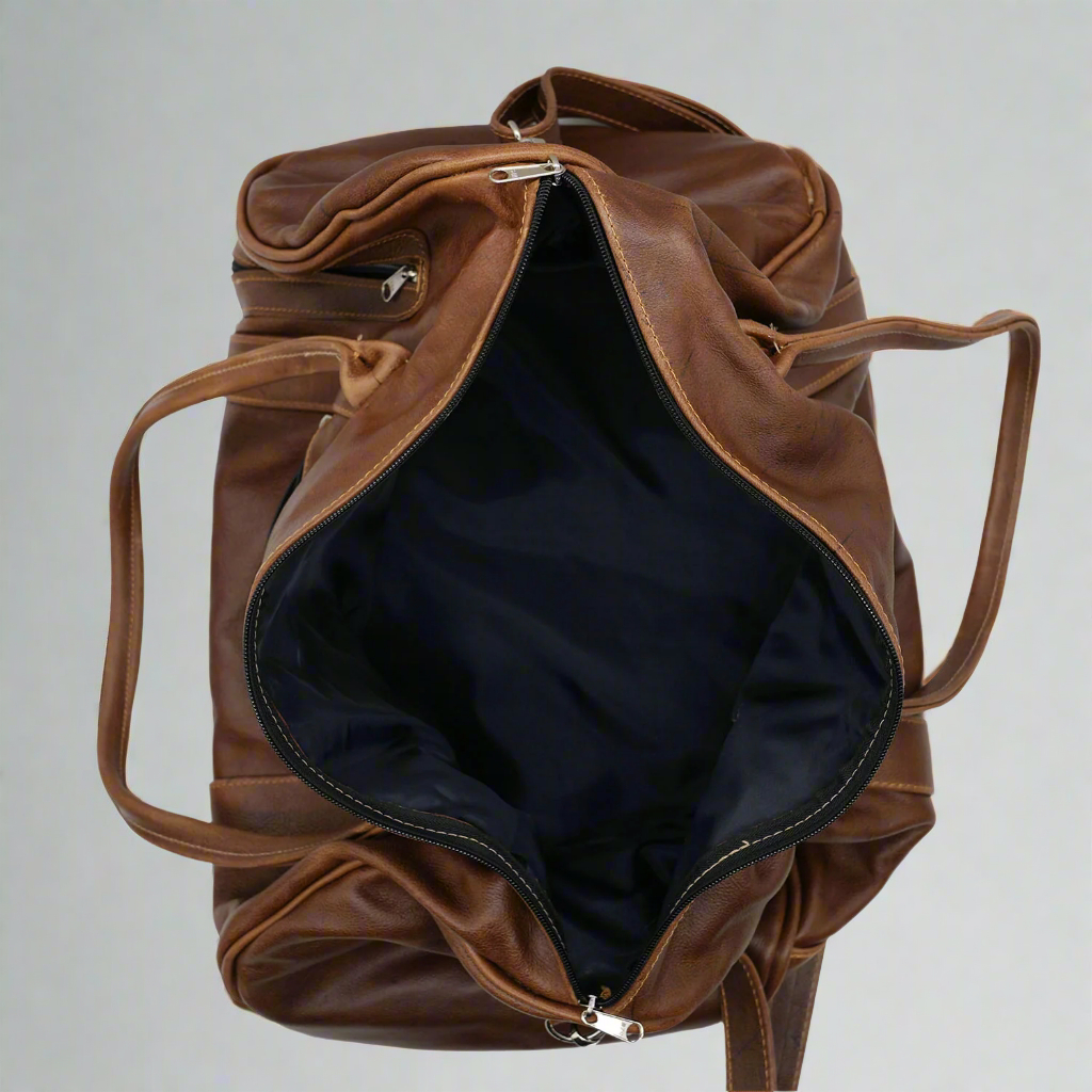 Tommy Duffel Bag Brown - Image 3