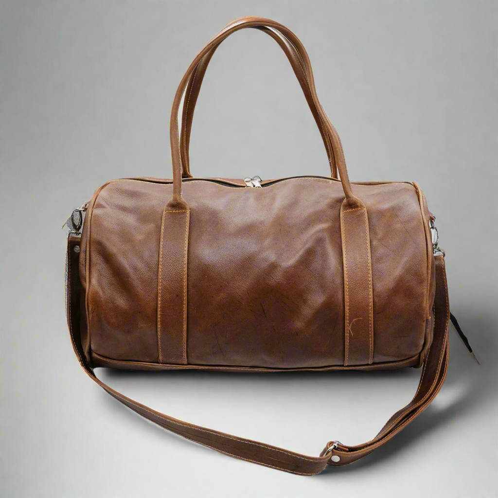 Tommy Duffel Bag Brown - Image 2