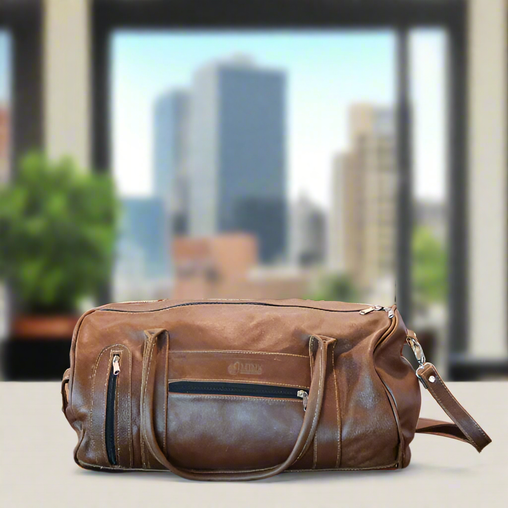 Tommy Duffel Bag Brown - Image 4