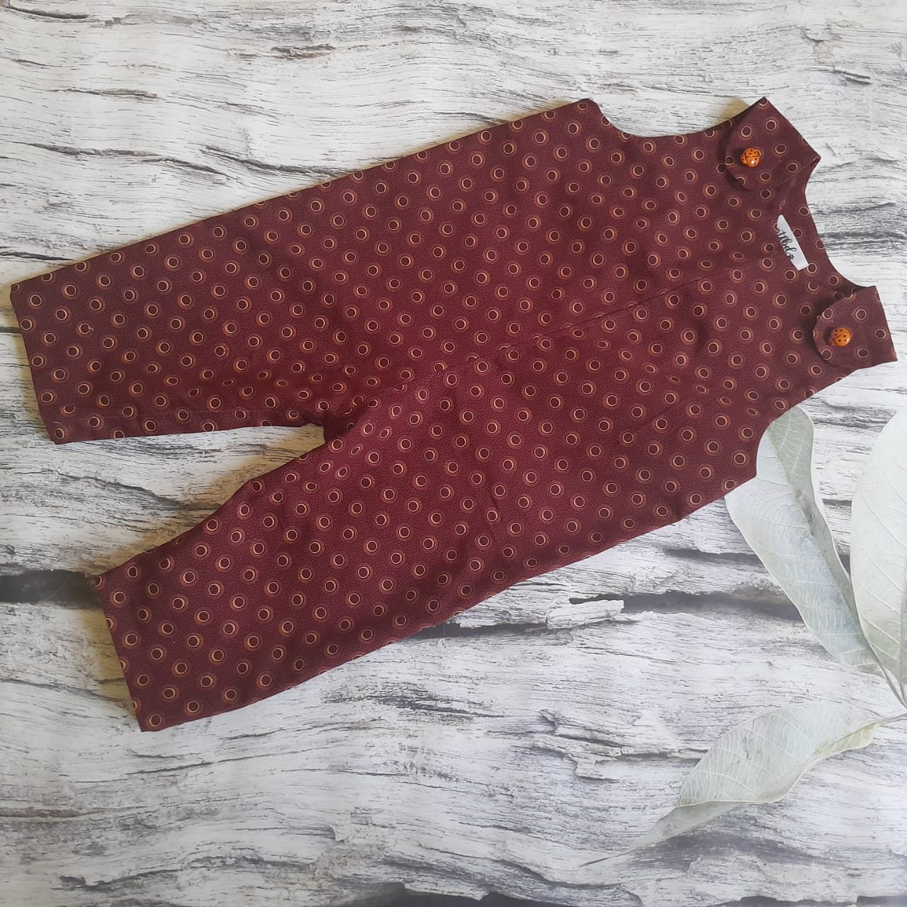 Shweshwe Baby Dungaree - Image 8