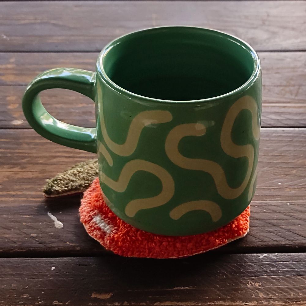Sweet Peach Mug Rug - Image 3