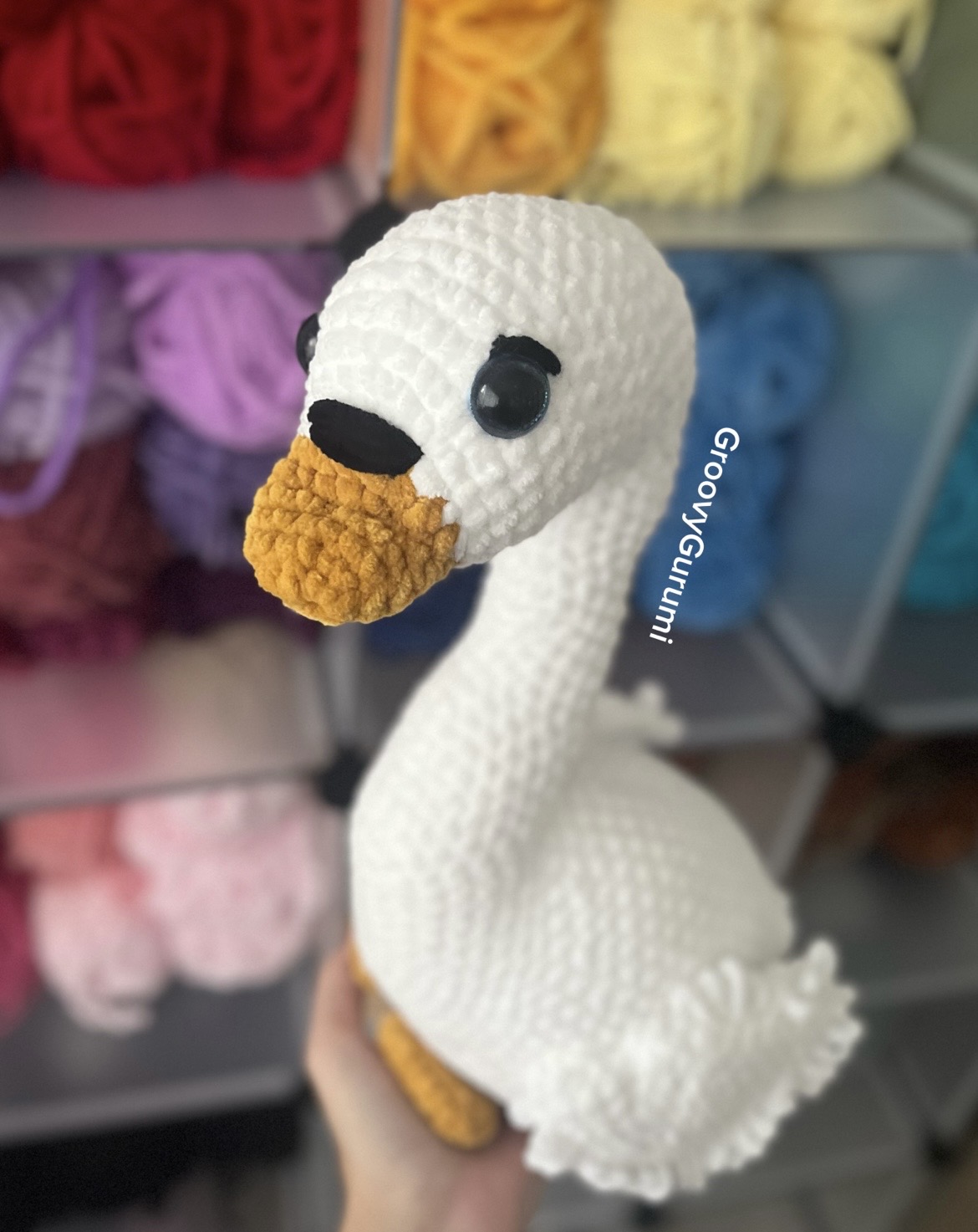 Crochet Swan Plushie - Image 2
