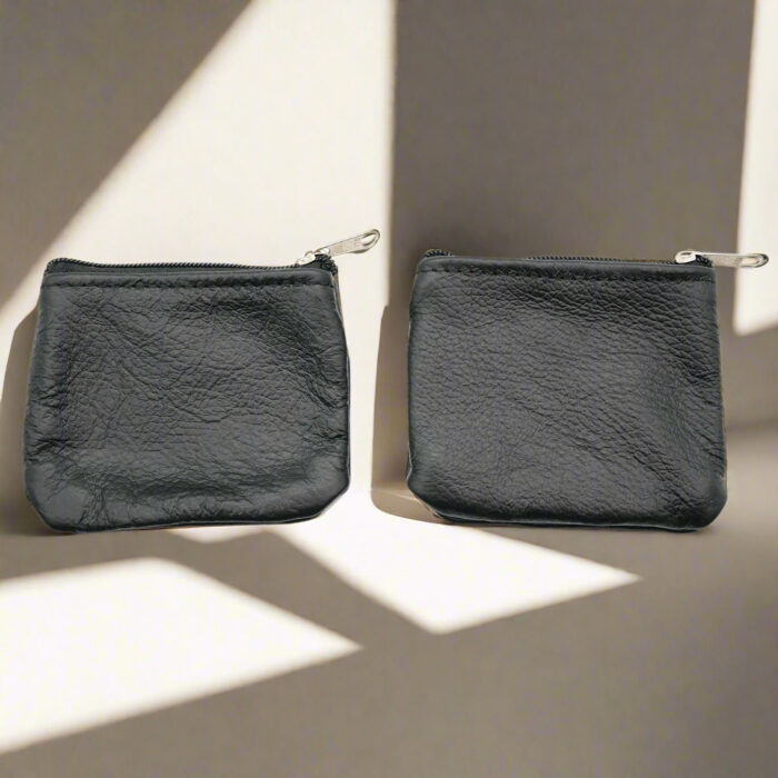 Twin Coin Purse - Black - Moksi