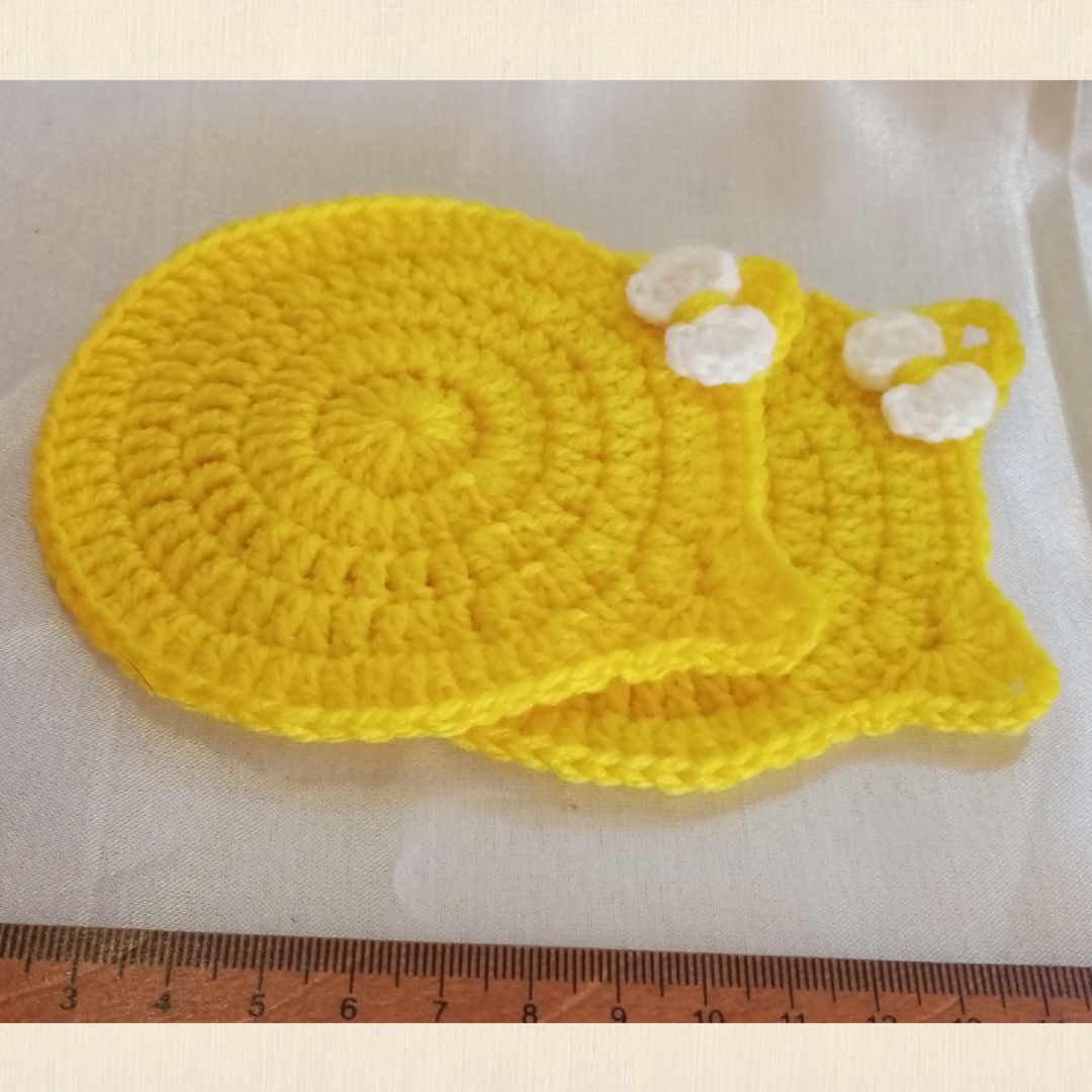 Crocheted Cat-Shaped Coasters - Image 5