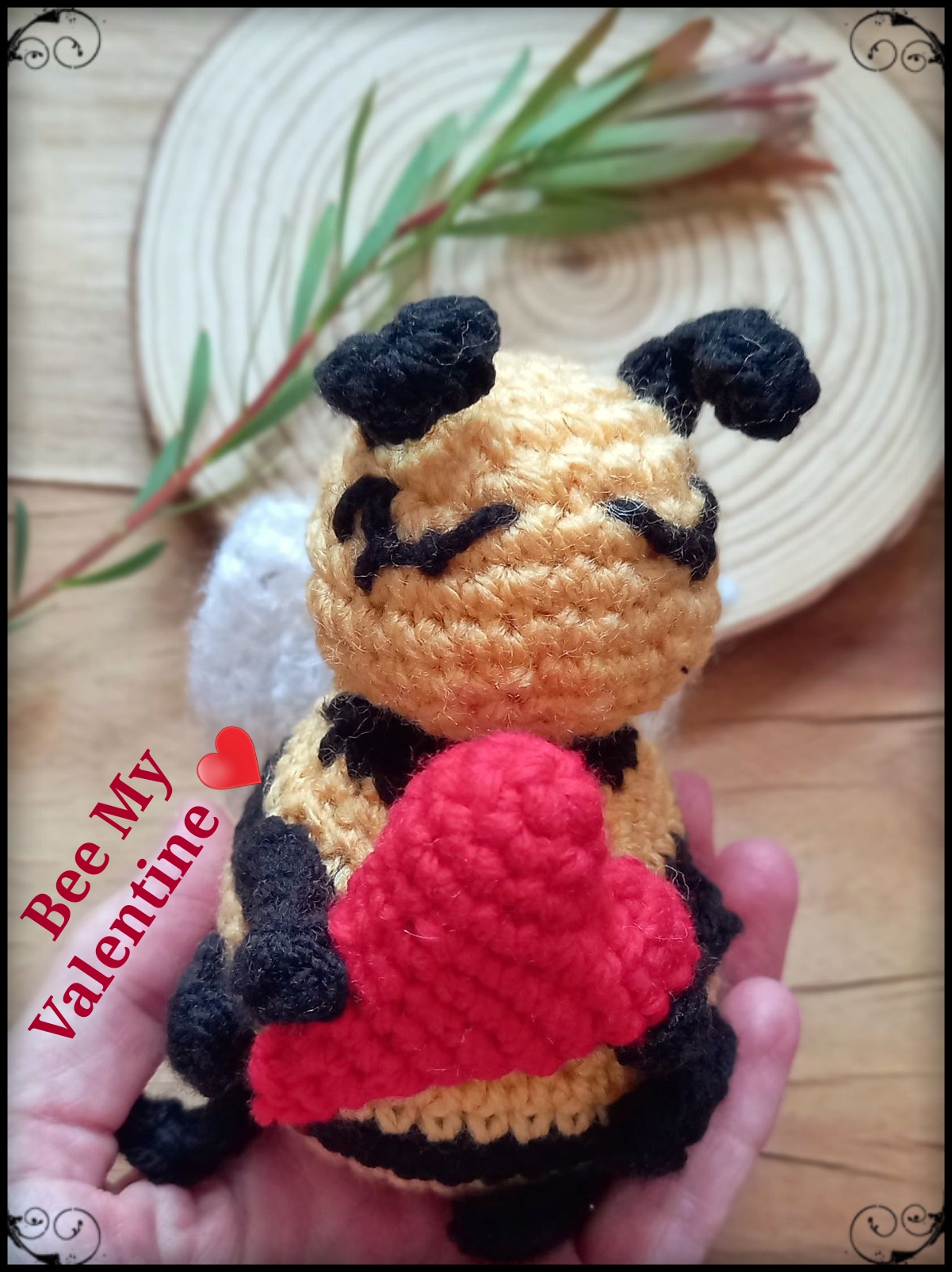 Emotional Support Bee Crochet Character - Image 5