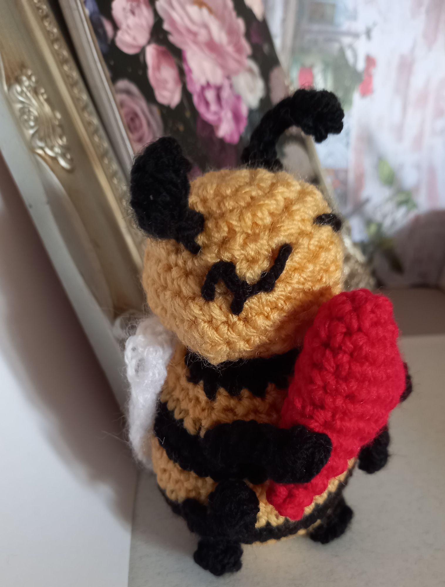 Emotional Support Bee Crochet Character - Image 7