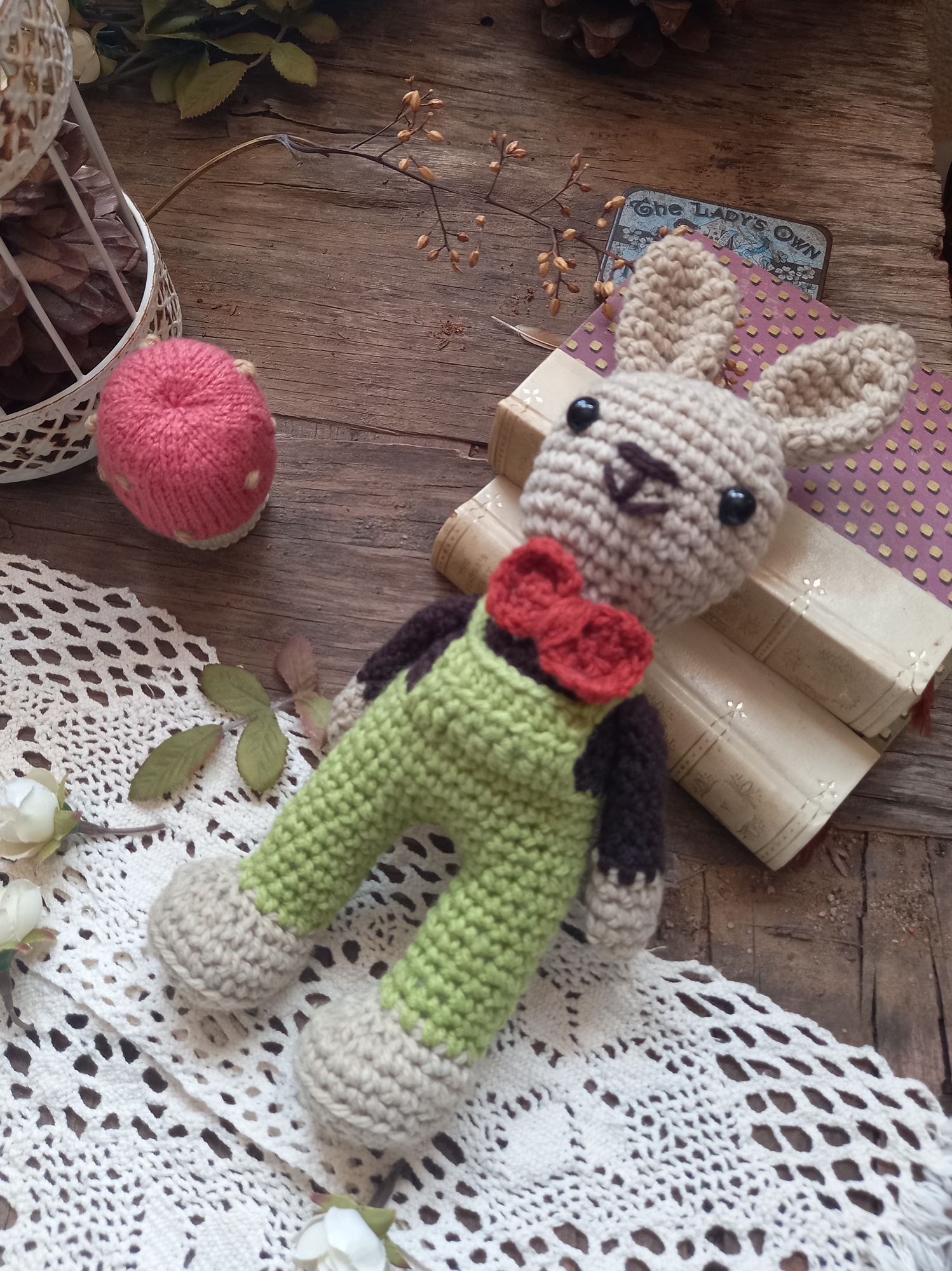 Bunny Doll with Bow Tie - Image 8