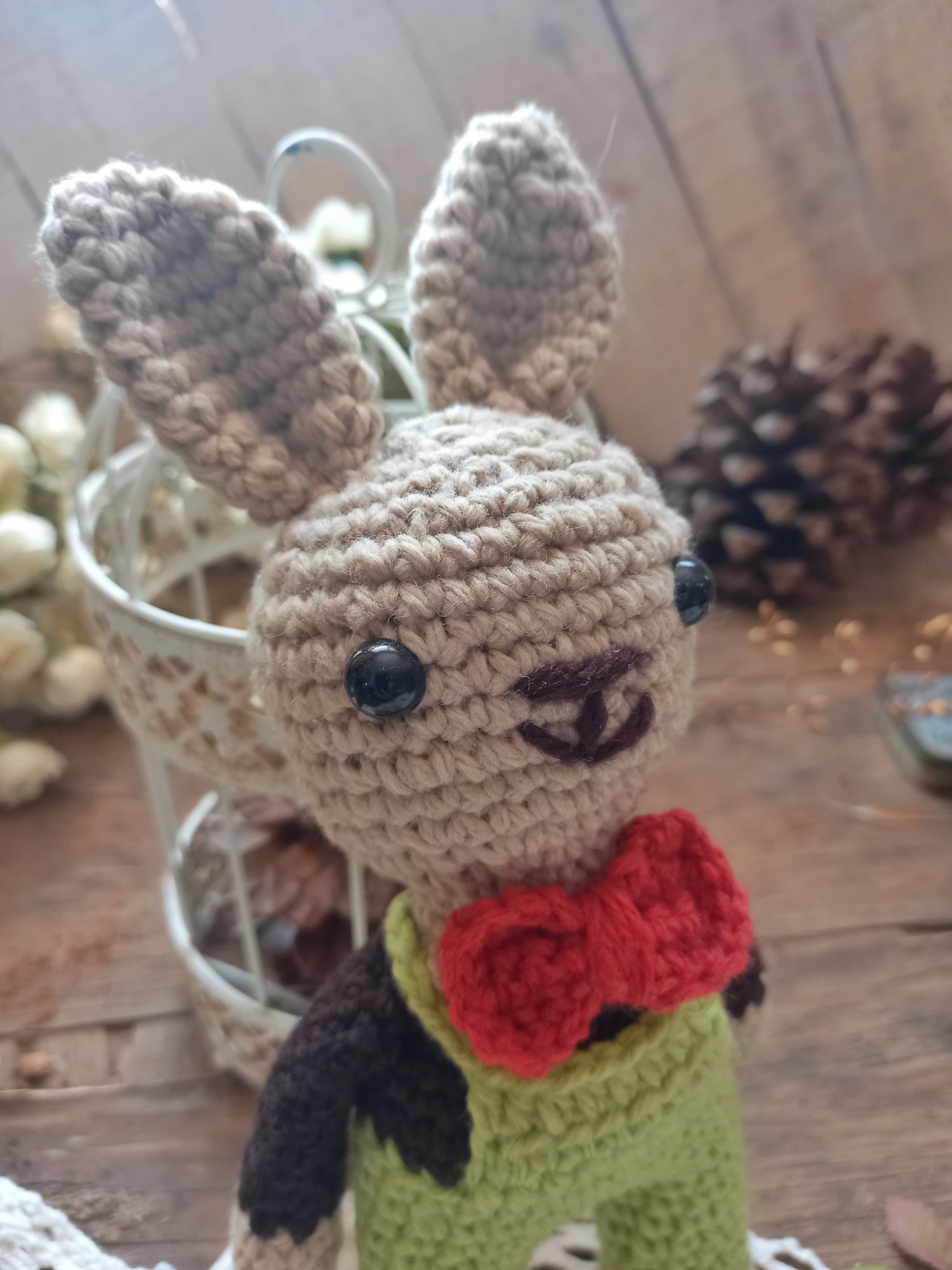 Bunny Doll with Bow Tie - Image 7