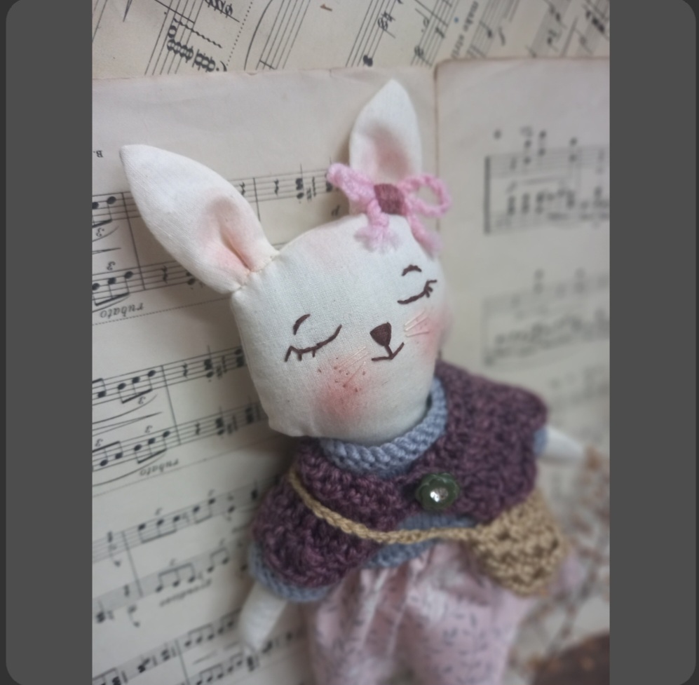 Heirloom Bunny Doll - Image 4